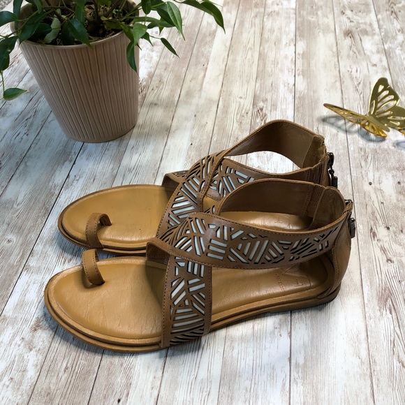 DIANE VON FURSTENBERG Brown Crisscross zip up - Picture 5 of 7